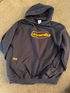 LONELY GHOST black hoodie